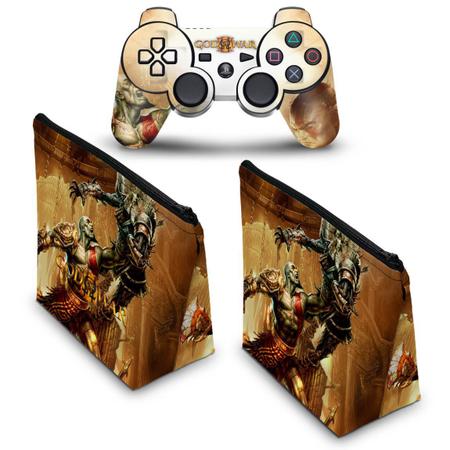 KIT Capa Case e Skin PS4 Controle - Mafia 3 - Pop Arte Skins