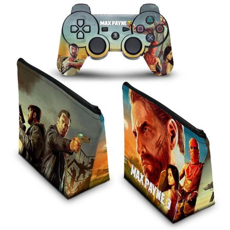 Capa Case e Skin Adesivo Compatível PS3 Controle - Max Payne 3 - Pop Arte  Skins - Capa para PS4 - Magazine Luiza