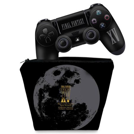 Imagem de Capa Case e Skin Compatível PS4 Controle - Final Fantasy XV Bundle