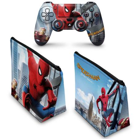 Skin PS4 Controle - Spider-Man Homem Aranha 2 - Pop Arte Skins