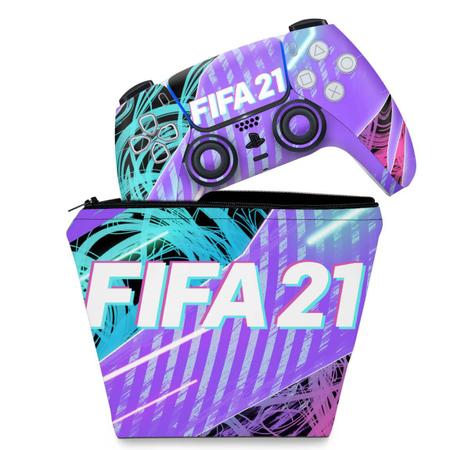 KIT PS5 Capa e Case Controle - Brasil - Pop Arte Skins