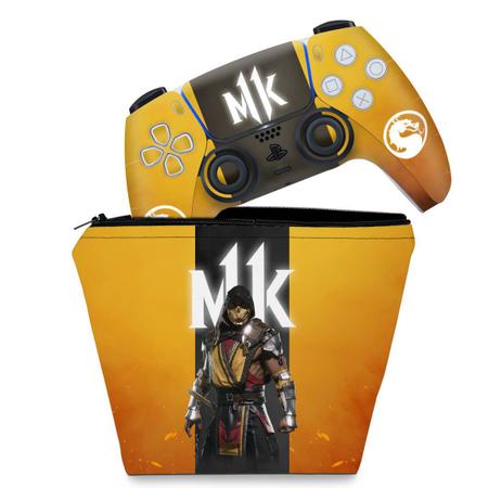 KIT PS5 Capa e Case Controle - Brasil - Pop Arte Skins