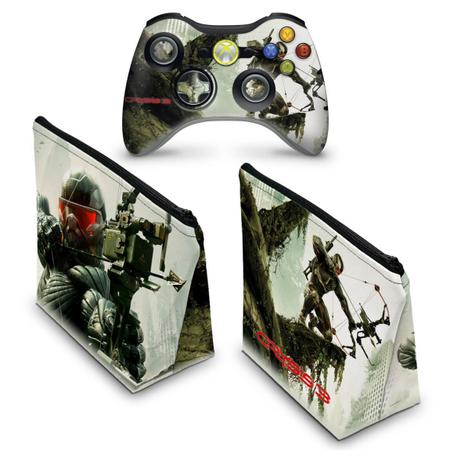 Imagem de Capa Case e Skin Compatível Xbox 360 Controle - Crysis 3