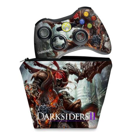 Imagem de Capa Case e Skin Compatível Xbox 360 Controle - Darksiders Wrath Of War