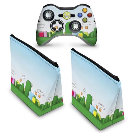 Skin Xbox 360 Controle - Super Mario Bros. - Pop Arte Skins