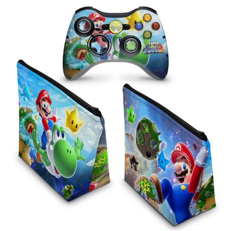 KIT Capa PS5 e Case Controle - Super Mario - Pop Arte Skins