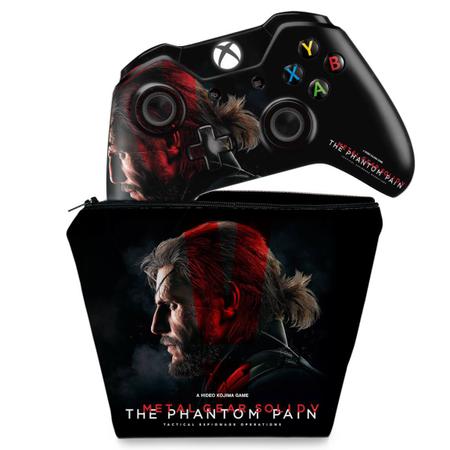 Imagem de Capa Case e Skin Compatível Xbox One Fat Controle - Metal Gear Solid 5: The Phantom Pain