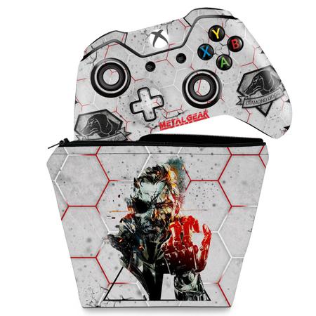 Imagem de Capa Case e Skin Compatível Xbox One Fat Controle - Metal Gear Solid