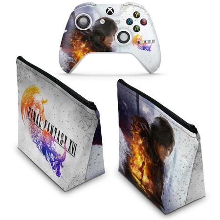 Skin Xbox One Slim X Controle - Branco - Pop Arte Skins