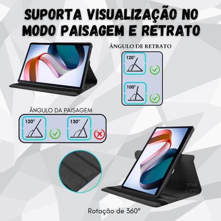 Imagem de Capa Case Giratória Para Tablet Samsung A9 Plus 11 X216 X210