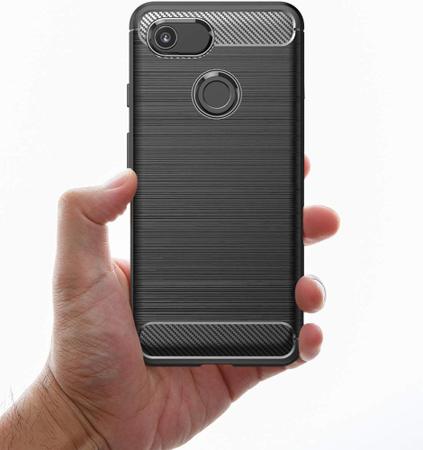 Imagem de Capa Case Google Pixel 3 XL (Tela 6.3) Carbon Fiber Anti Impacto