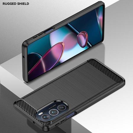 Imagem de Capa Case Motorola Edge 30 Pro 5G (XT2201) (Tela 6.7) Carbon Fiber Anti Impacto