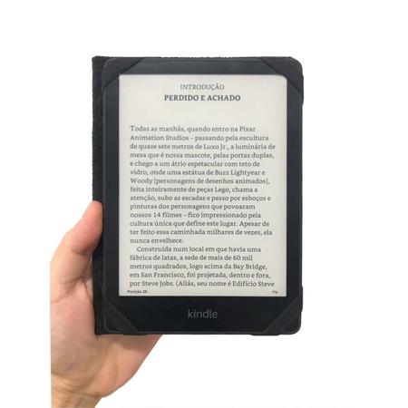 Imagem de Capa Case Novo Kindle Paperwhite 11ª Geração(2021) Auto Hibernação - Jornal Marrom