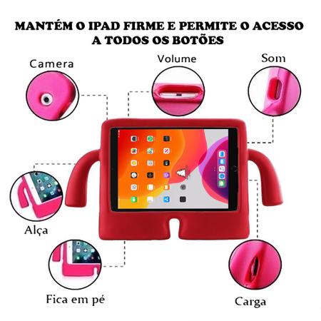 Imagem de Capa Case Para iPad Air 4 10.9" Anti Impacto Infantil - Alamo Shop