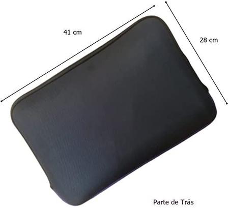 Imagem de Capa Case para Notebook 15,6 Polegadas com Bolso e Alça de mão e transversal Ziper 
