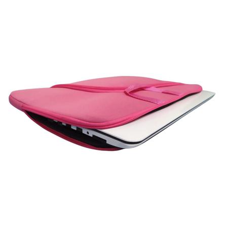 Imagem de Capa Case Pasta Notebook Com Bolso 17 Rosa Universal