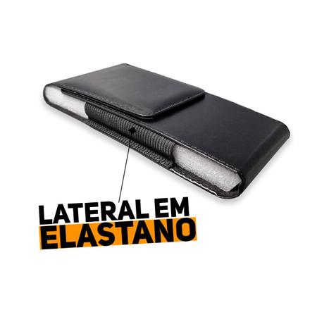 Imagem de Capa Case Porta Celular Smartphone Com Clip Para Cinto 18cm X 9cm Tela 6.8