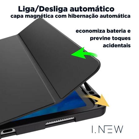 Imagem de Capa Case PREMIUM Anti Impacto com função sleep e suporte para Apple Pencil - compatível com Apple iPad 5 E Apple iPad 6 de 9.7 Polegadas