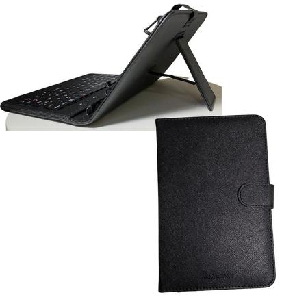 Imagem de Capa Case preta com Teclado para Tablet A7 T500/T505 S6 Lite P610 P615