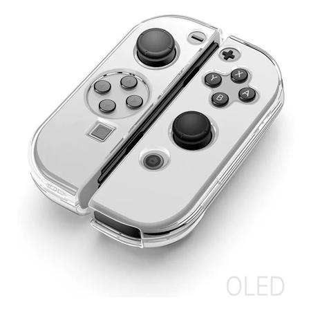 Caso de proteção do Switch para Nintendo Switch Oled , Capa de suporte com  6 armazenamento de cartas de jogo para Ns Switch Oled Console & Joycon  Controller, Shockproof & An