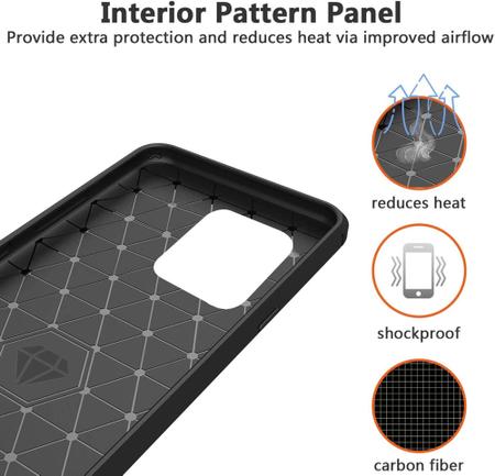 Imagem de Capa Case Samsung Galaxy S20 Ultra (2020) (Tela 6.9) Carbon Fiber Anti Impacto