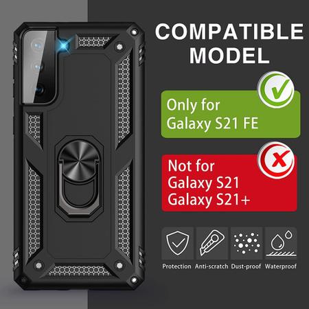 Imagem de Capa Case Samsung Galaxy S21 FE (Fan Edition) (2021) (Tela 6.4) Com Stand e Anel