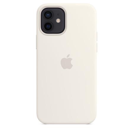 Capa iPhone 12 Pro Max Silicone Aveludada Branca