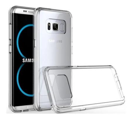 Imagem de Capa Case Silicone Transparente Antichoque Galaxy S8 G950