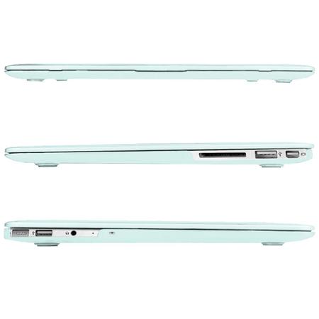 Imagem de Capa Case Slim Compativel com Macbook NEW AIR 13" A1932 / A2179 / A2337 com Chip M1 - VERDE AGUA FOSCO
