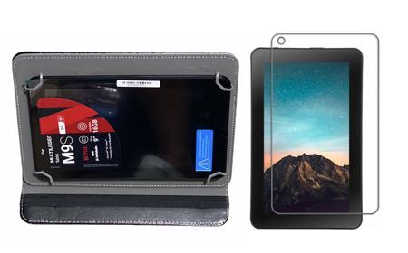 Imagem de Capa Case Suporte para Tablet M9s Go 9 Polegadas Multilaser + Película Vidro