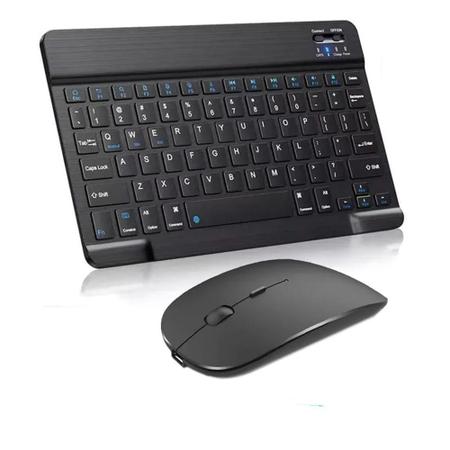 Capa Case + Teclado E Mouse Bluetooth P/ Tablet Samsung Galaxy S8 5G - FAM Imagem de Capa Case + Teclado E Mouse Bluetooth P/ Tablet Samsung Galaxy S8 5G
