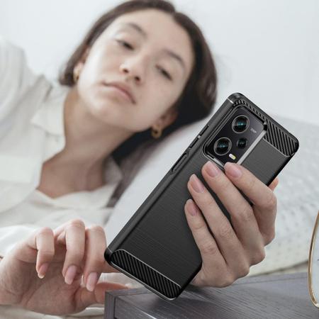 Imagem de Capa Case Xiaomi Mi Poco X5 Pro 5G e Redmi Note 12 Pro 5G (Tela 6.67) Carbon Fiber Anti Impacto