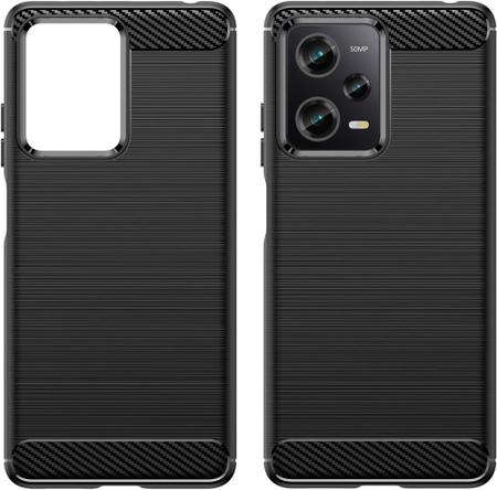 Imagem de Capa Case Xiaomi Mi Poco X5 Pro 5G e Redmi Note 12 Pro 5G (Tela 6.67) Carbon Fiber Anti Impacto