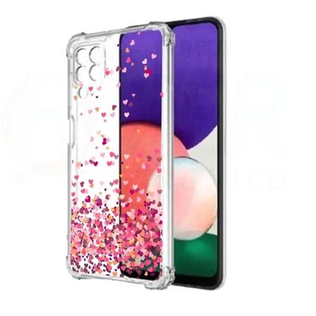 Imagem de Capa Chuva Coração + Capa Transparente Anti impacto Para Samsung Galaxy M62