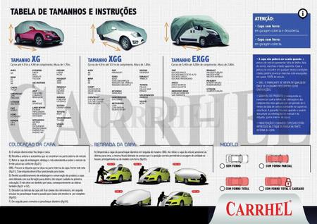 Imagem de Capa Cobrir Carro Gofrada Forro Parcial Suvs Tam Xg Carrel