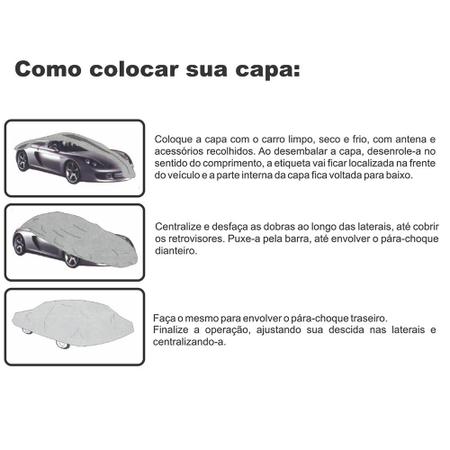 Imagem de Capa Cobrir Carro Gol Up Uno Palio Corsa Celta Fiesta Clio