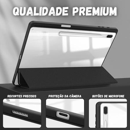 Imagem de Capa Com Slot + Vidro Para Tablet Samsung S8 Ultra 14.6 X906