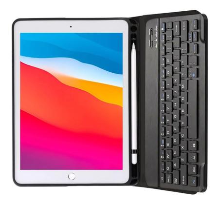 Imagem de Capa com teclado compatível com iPad Air 3ª geração e iPad Pro tela 10,5 Polegadas A2123, A2153, A2152 
