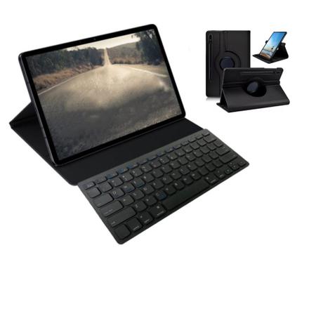 Imagem de Capa Com Teclado + Mouse Bluetooth Para Tablet Galaxy S7 FE 12.4 Pol