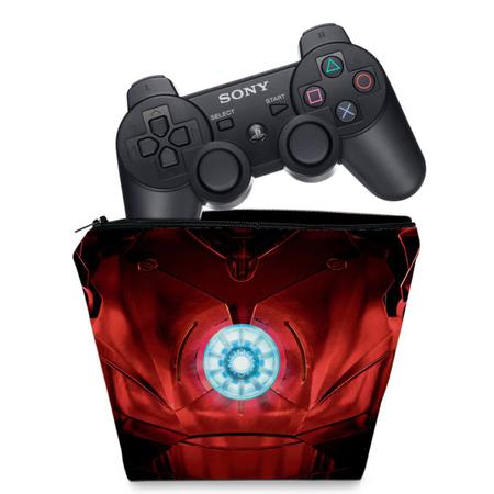 Imagem de Capa Compatível PS3 Controle Case - Iron Man