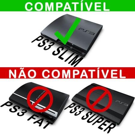 Imagem de Capa Compatível PS3 Slim Anti Poeira - Gta V 5