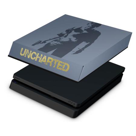 Imagem de Capa Compatível PS4 Slim Anti Poeira - Uncharted 4 Limited Edition