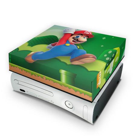 Capa Compatível Xbox 360 Fat Anti Poeira - Mario & Luigi - Pop