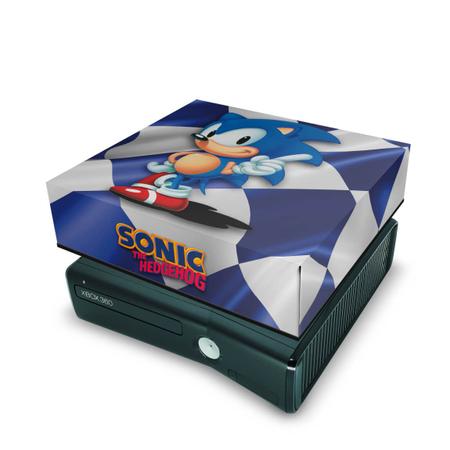 Xbox 360 Slim Capa Anti Poeira - Sonic The Hedgehog - Pop Arte Skins