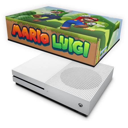 Xbox 360 Super Slim Skin - Mario & Luigi - Pop Arte Skins