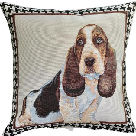 Imagem de Capa De Almofado Basset Hound 45X45Cm