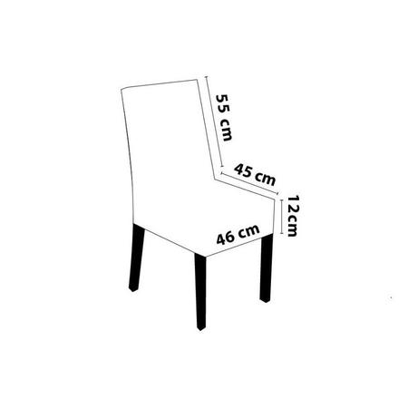 Imagem de Capa de Cadeira Malha - Cor Labirinto  - Kit 4 Capas