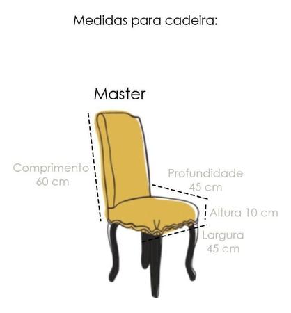 Capa de Cadeira Master Estampada Shade Sultan Imagem de Capa de Cadeira Master Estampada Shade Sultan