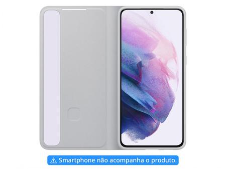 Capa de Celular para Galaxy S21+ Samsung - Smart Clear View Violeta  Original - Capinha de Celular - Magazine Luiza