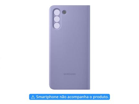 Capa de Celular para Galaxy S21+ Samsung - Smart Clear View Violeta  Original - Capinha de Celular - Magazine Luiza